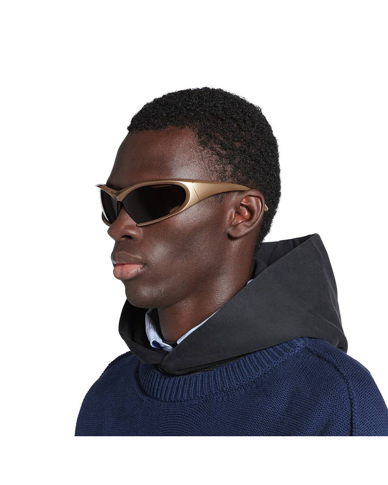 Lentes de Sol Dynamo Rectangle - Balenciaga