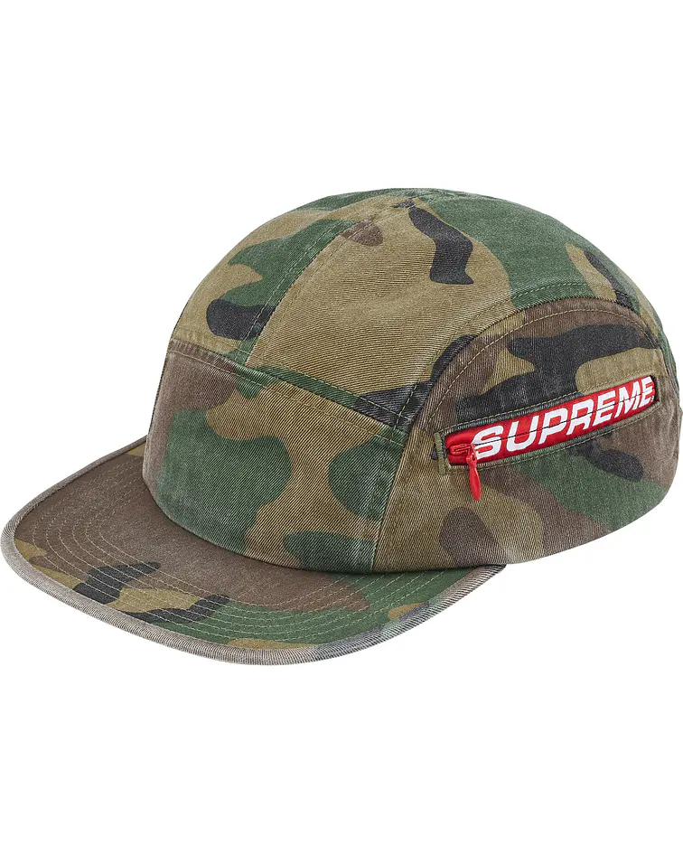 Gorro Side Zip Camp Cap - Supreme