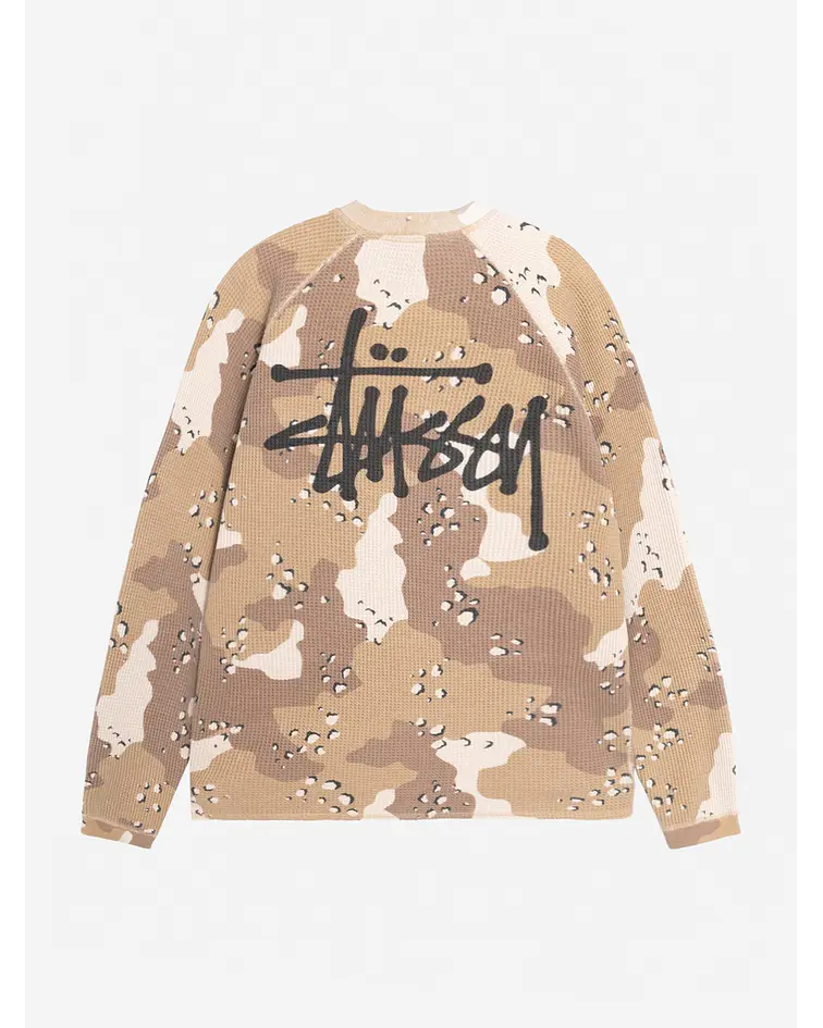 Polera M/L Raglan Thermal Basic Stock - Stüssy