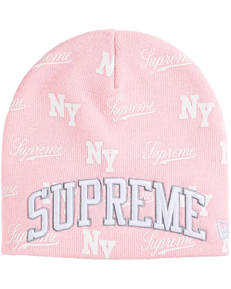 Beanie Monogram - Supreme / New Era