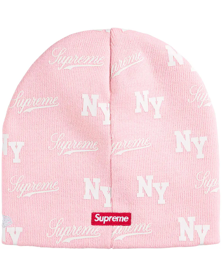 Beanie Monogram - Supreme / New Era