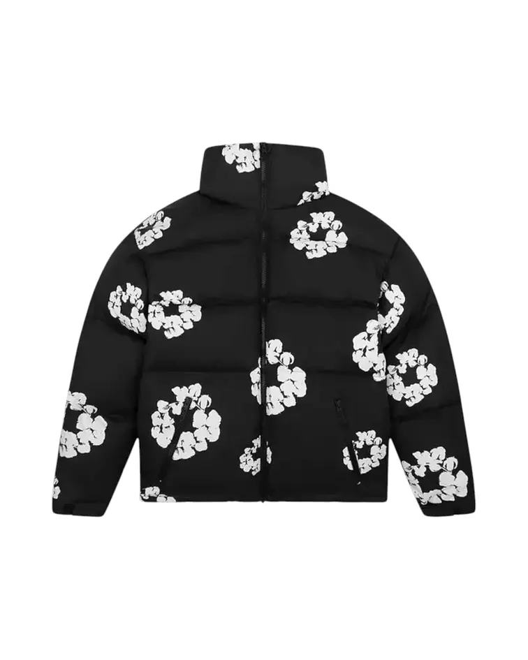 Chaqueta Puffer Cotton Wreath - Denim Tears