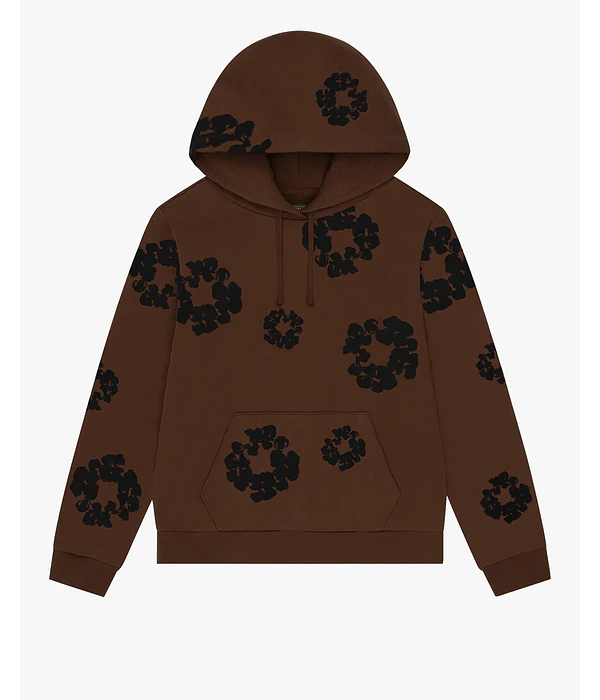 Hoodie Cotton Wreath - Denim Tears