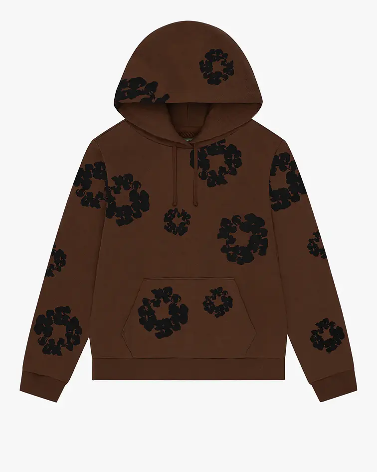 Hoodie Cotton Wreath - Denim Tears
