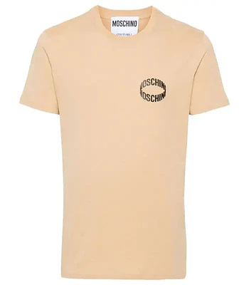 Polera Logo Appliqué -  MOSCHINO