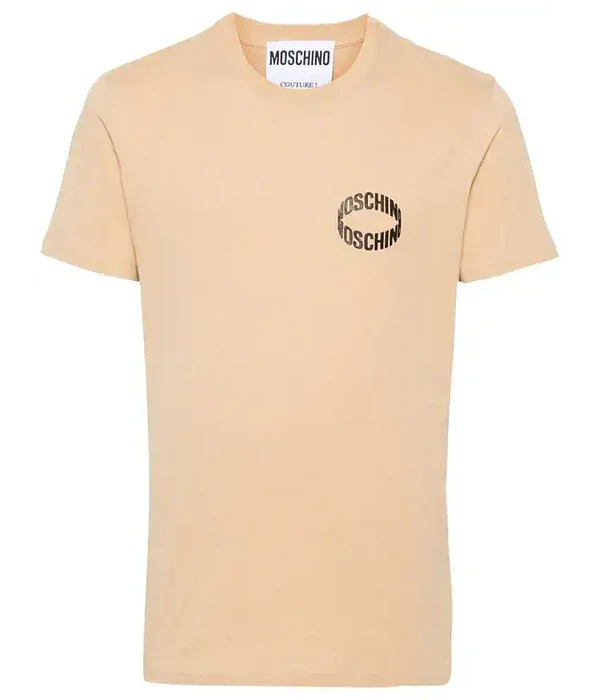 Polera Logo Appliqué -  MOSCHINO