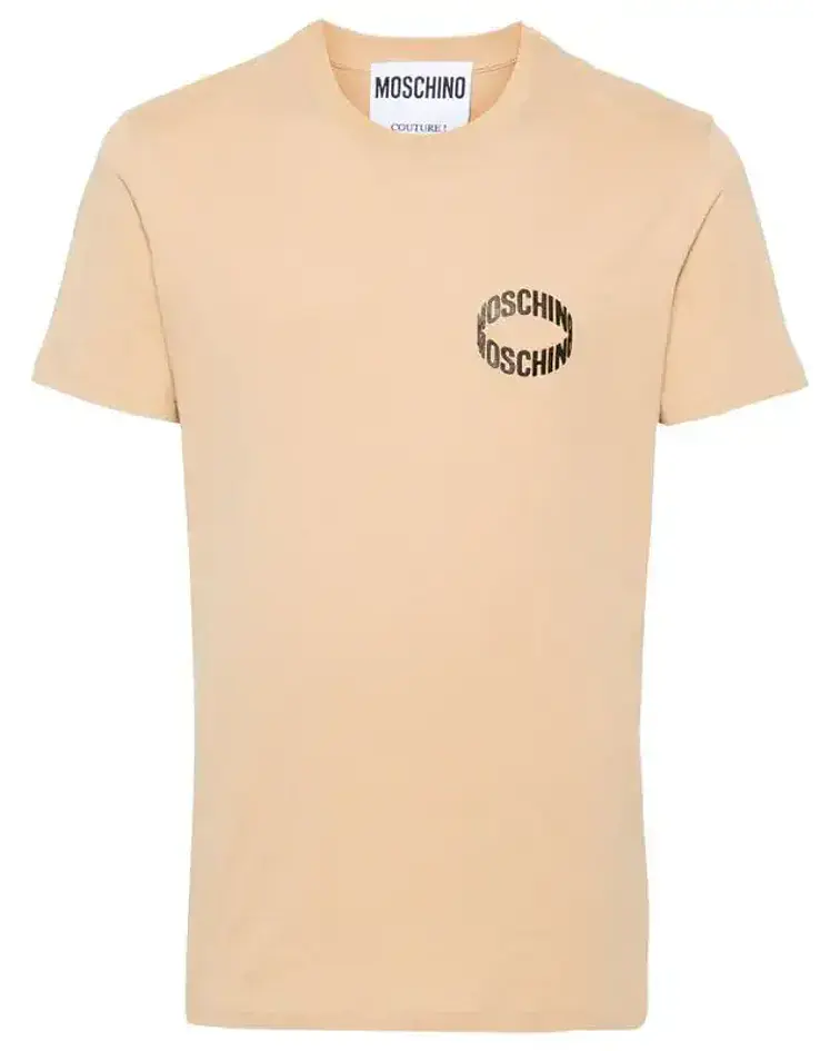 Polera Logo Appliqué -  MOSCHINO
