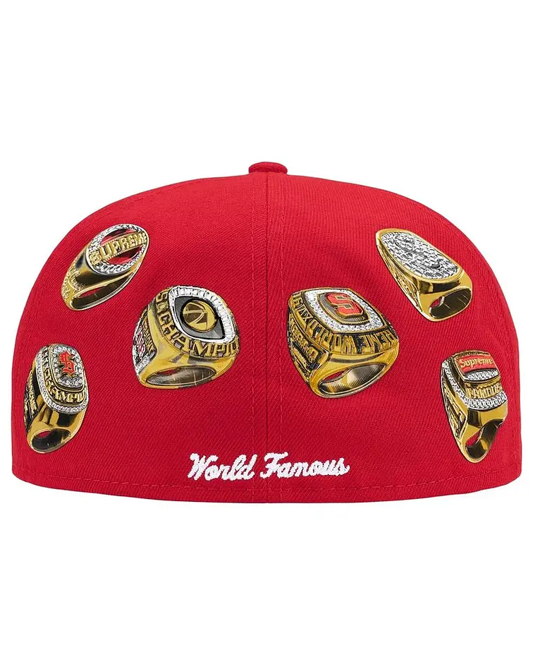 Gorro Rings Fitted - Supreme / New Era