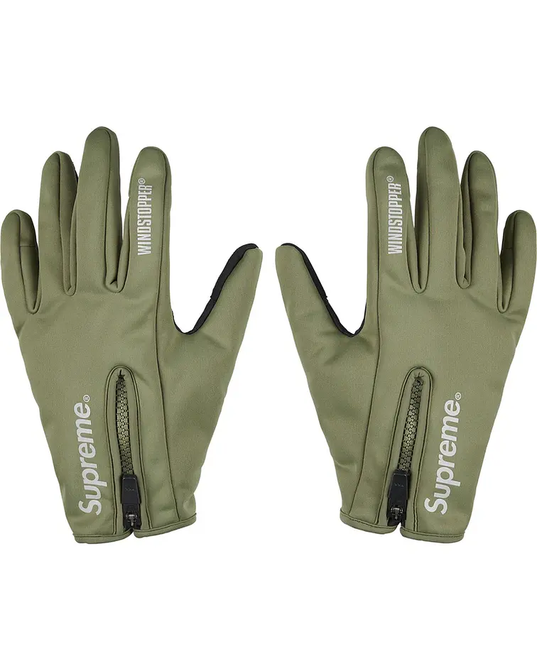 Guantes Windstopper Zip - Supreme