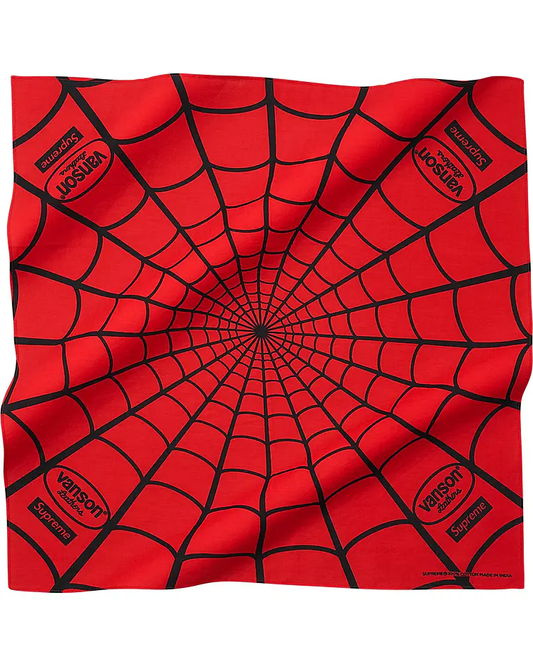 Bandana Spiderman - Supreme / Vanson Leathers
