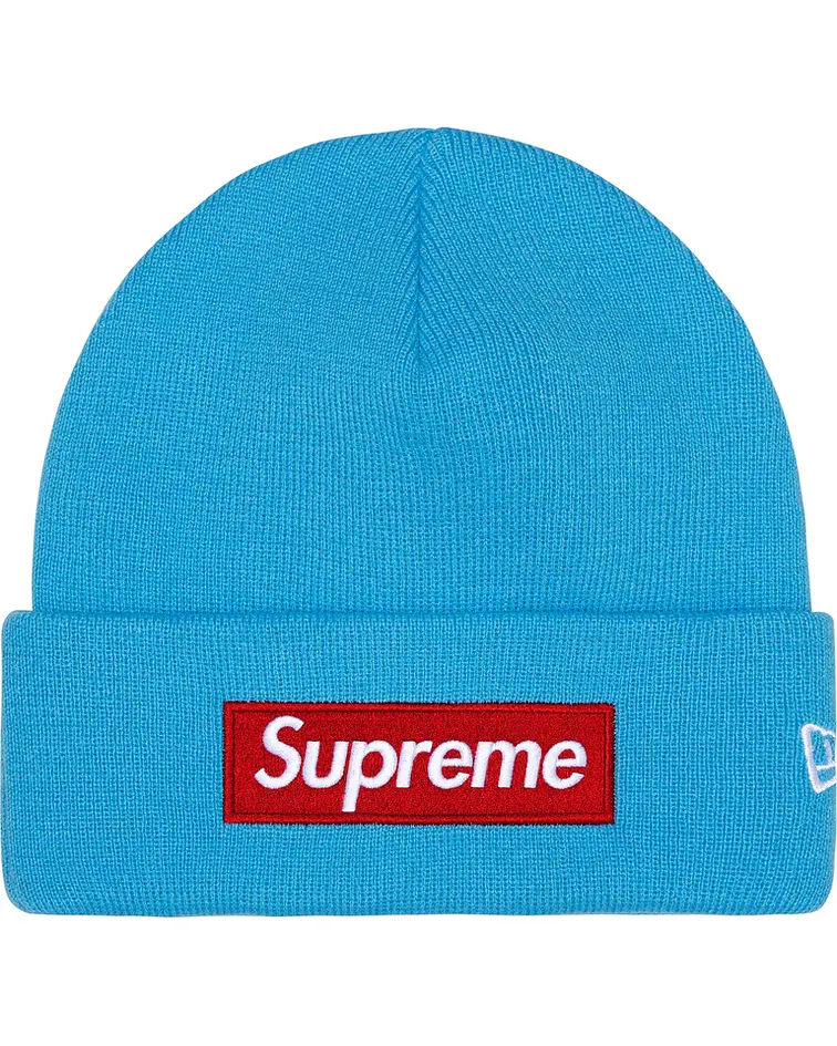 Beanie Box Logo - Supreme / New Era