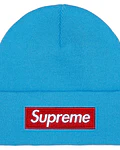 Beanie Box Logo - Supreme / New Era