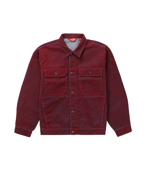 Chaqueta Flocked Denim Trucker - Supreme [VNDS] 