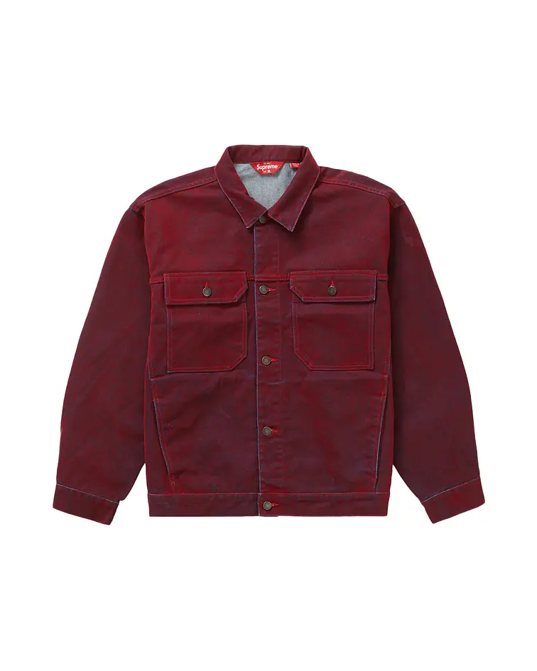 Chaqueta Flocked Denim Trucker - Supreme [VNDS] 