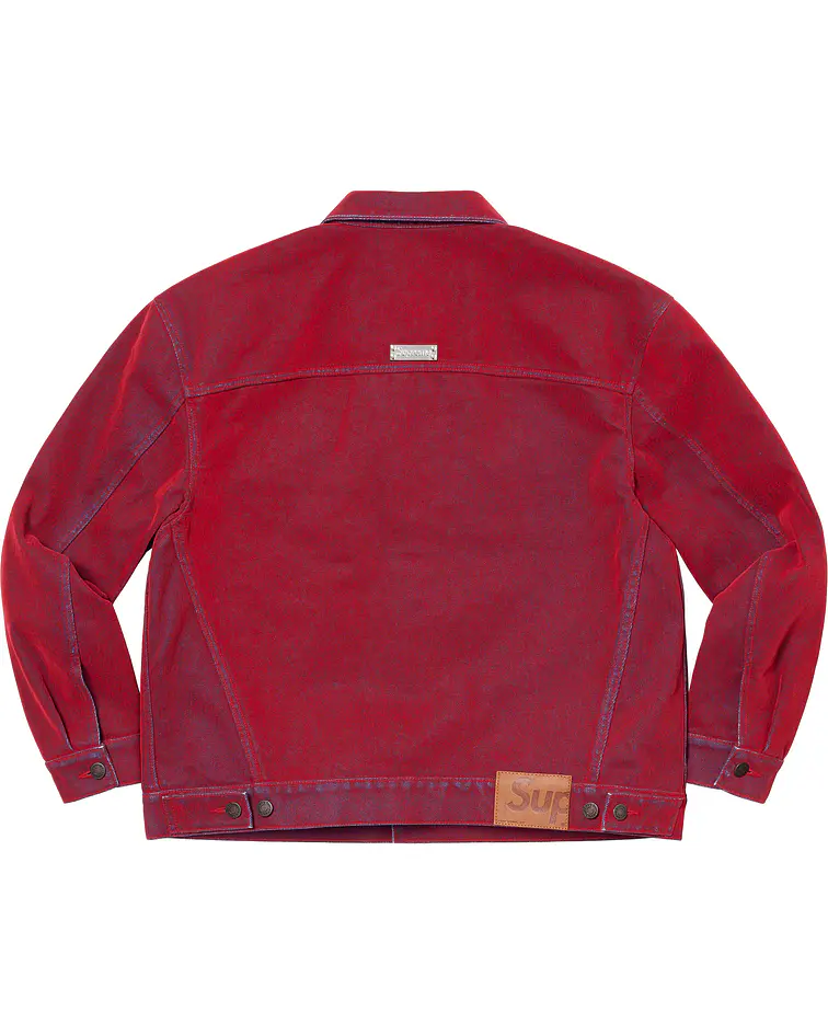 Chaqueta Flocked Denim Trucker - Supreme [VNDS] 