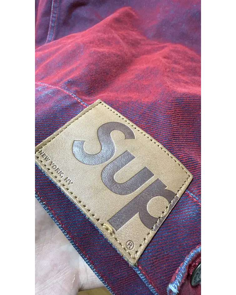 Chaqueta Flocked Denim Trucker - Supreme [VNDS] 