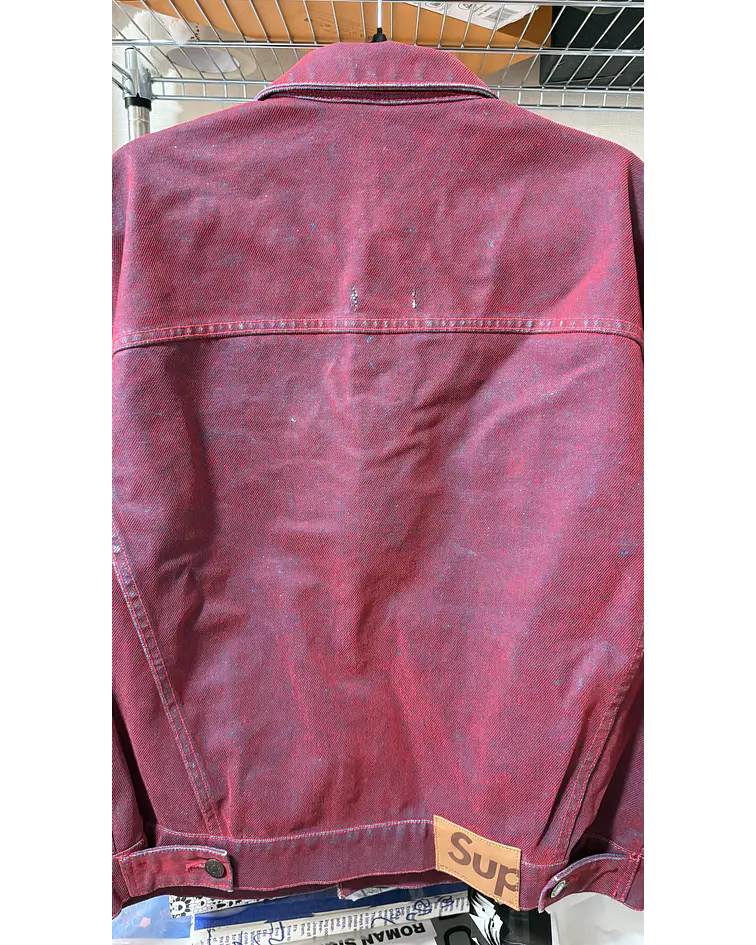 Chaqueta Flocked Denim Trucker - Supreme [VNDS] 