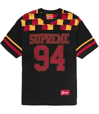 Polera Patchwork Yoke Football Top - Supreme [VNDS]
