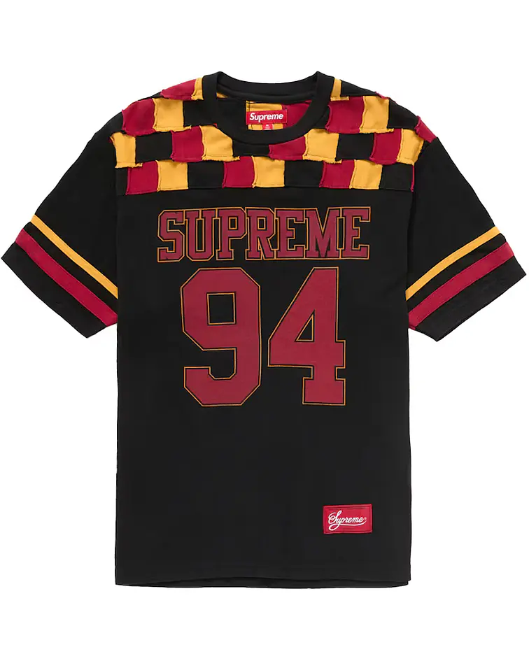 Polera Patchwork Yoke Football Top - Supreme [VNDS]