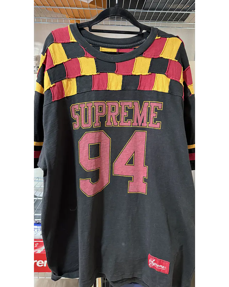 Polera Patchwork Yoke Football Top - Supreme [VNDS]