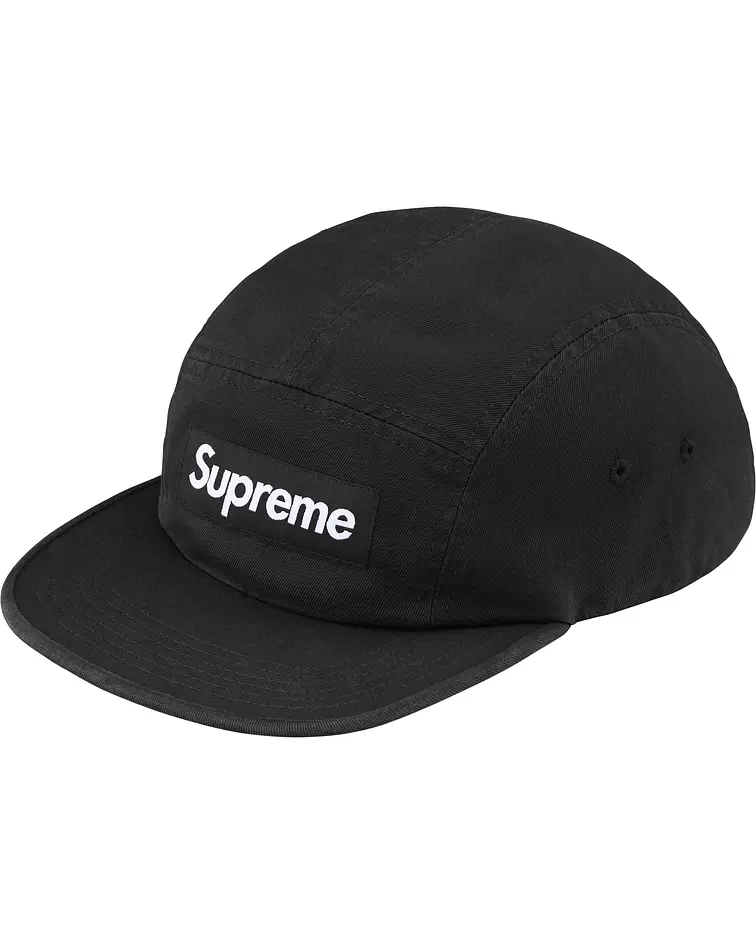 Gorro Washed Chino Twill Camp Cap - Supreme