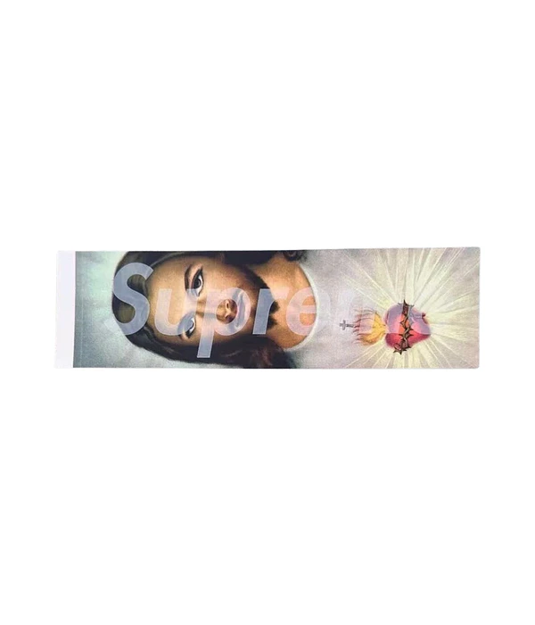 Sticker Prayer Card Box Logo - Supreme