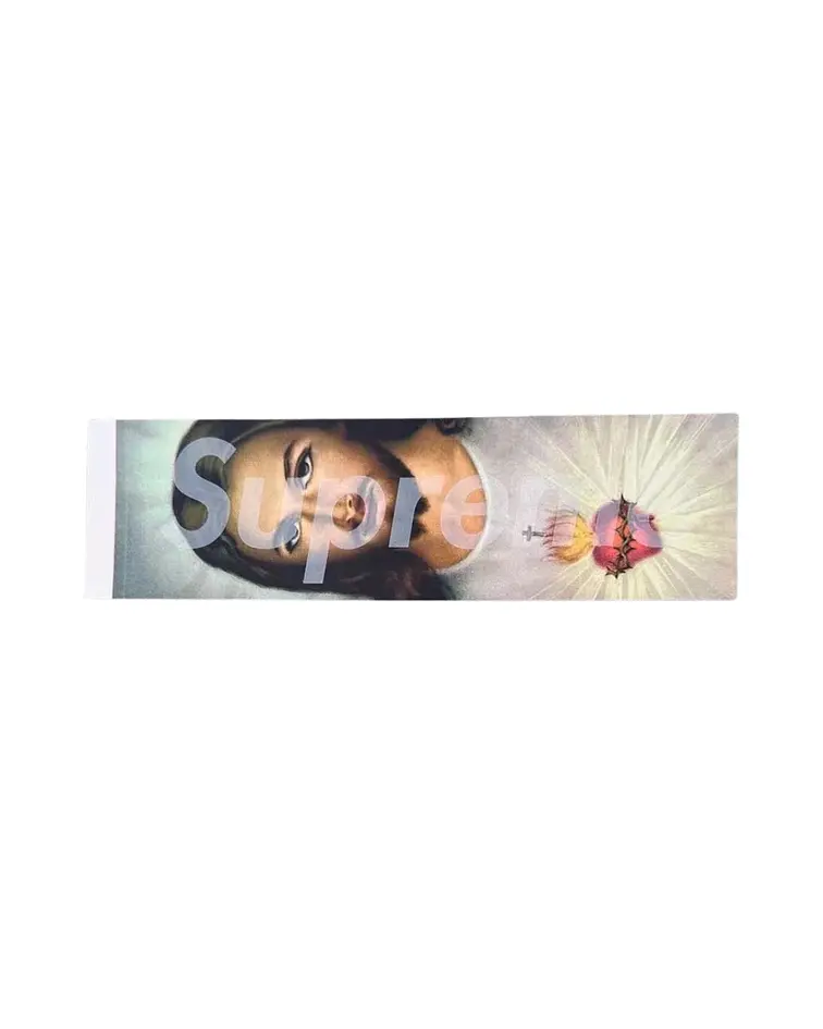 Sticker Prayer Card Box Logo - Supreme