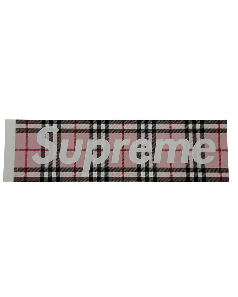 Stickers Box Logo - Supreme