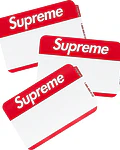 Set de Stickers Name Tag - Supreme