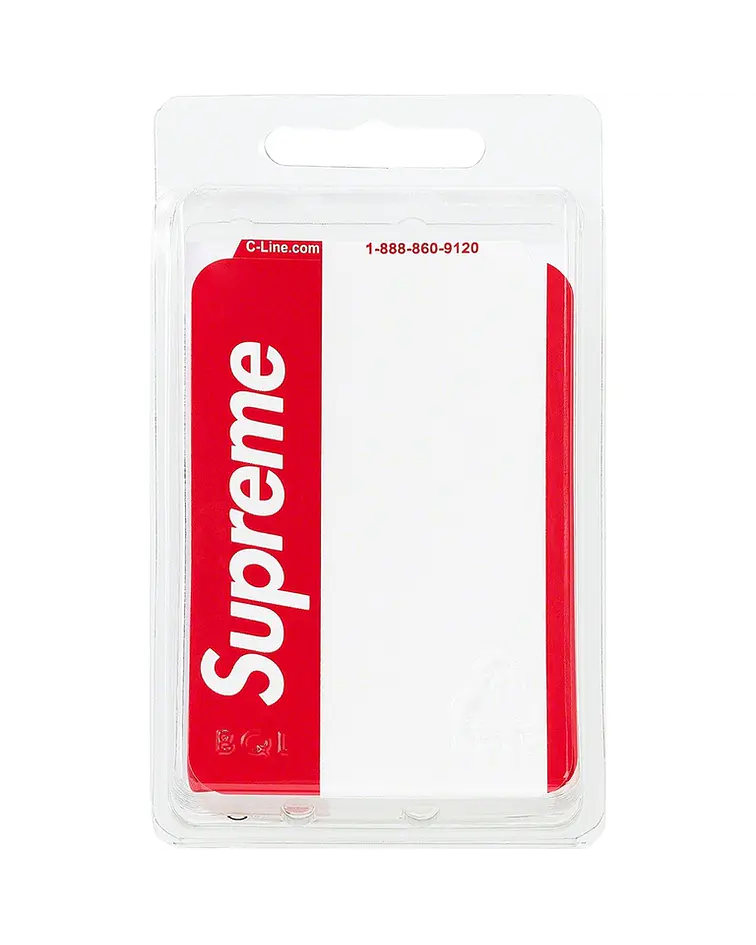 Set de Stickers Name Tag - Supreme