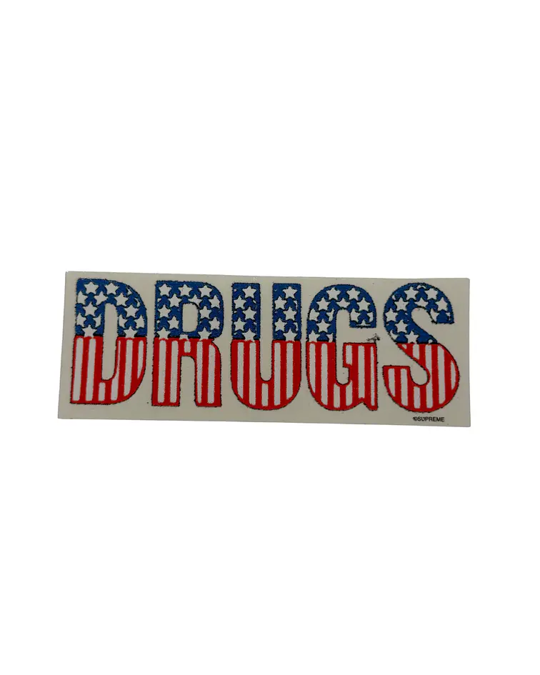 Stickers Rectangulares - Supreme