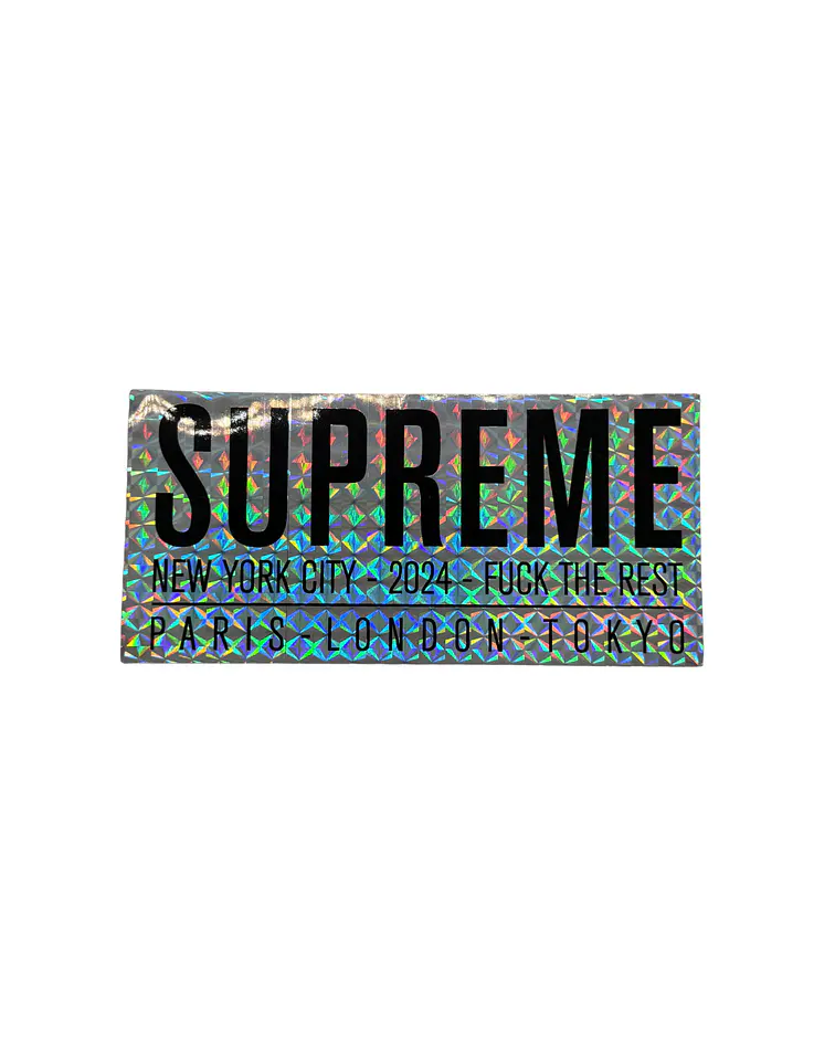 Stickers Rectangulares - Supreme