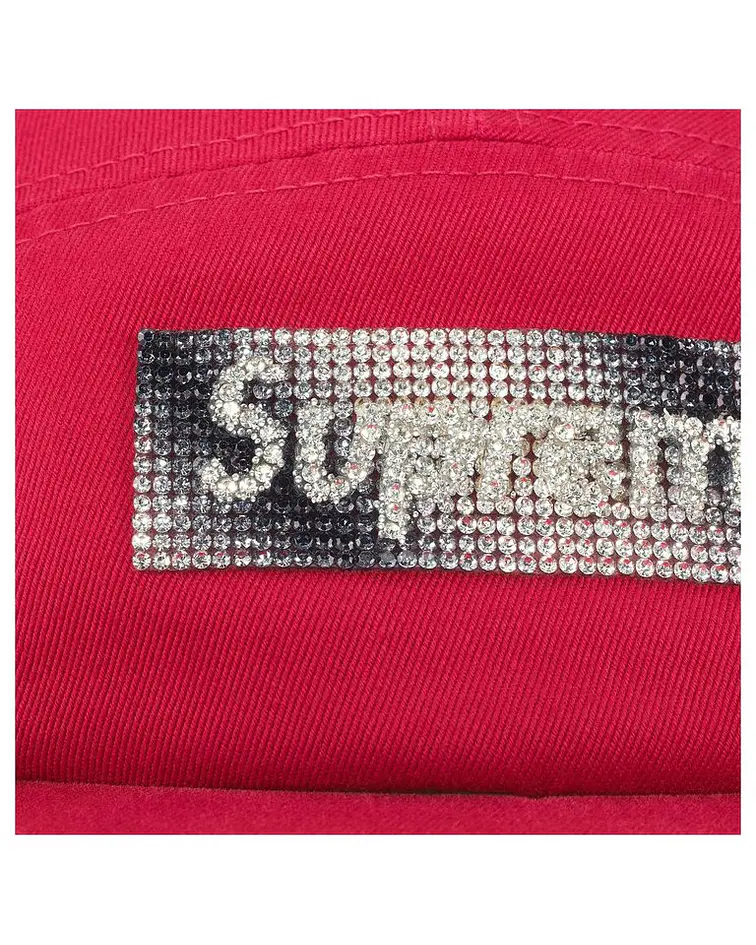 Gorro Rhinestone Label Camp Cap - Supreme