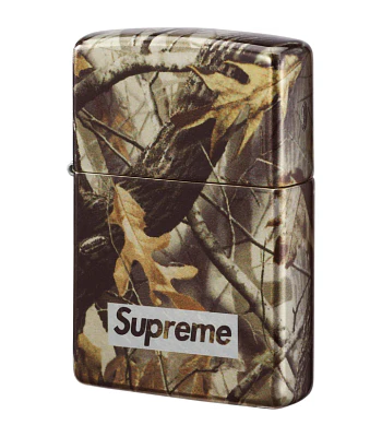 Encendedor Camo Box Logo - Supreme / Zippo