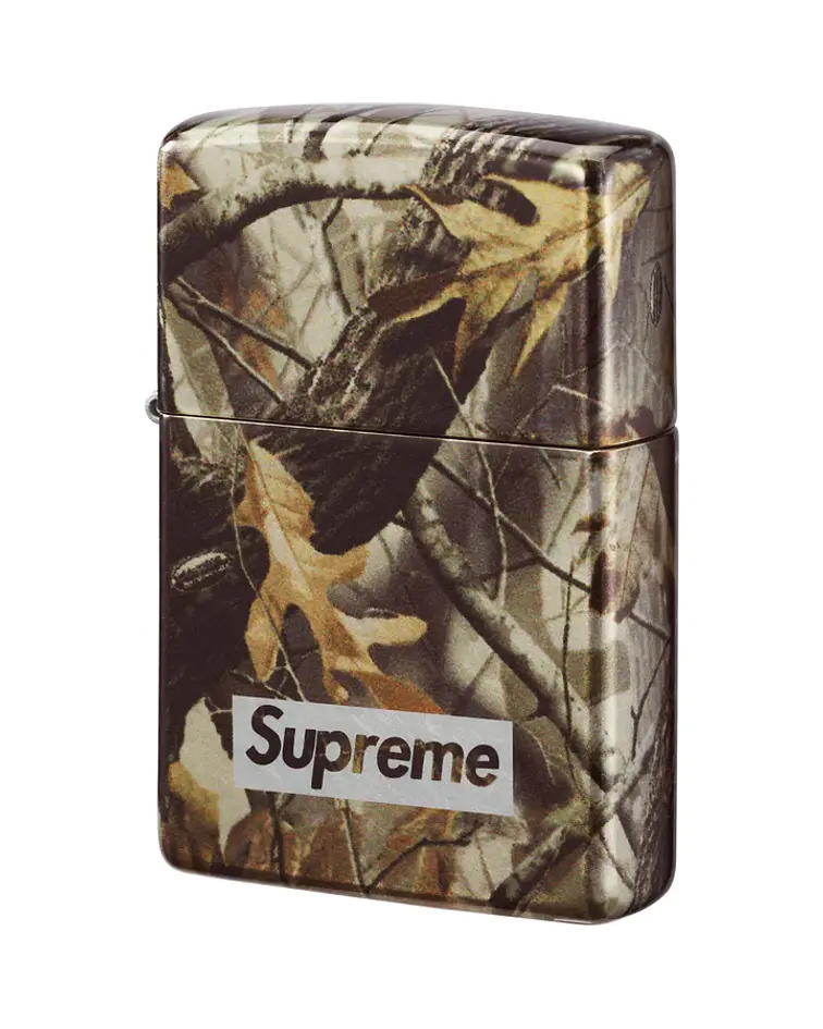 Encendedor Camo Box Logo - Supreme / Zippo
