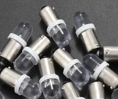 Ampolleta LED tipo Bayoneta 24V ba9s Blanca-pack 2unidades