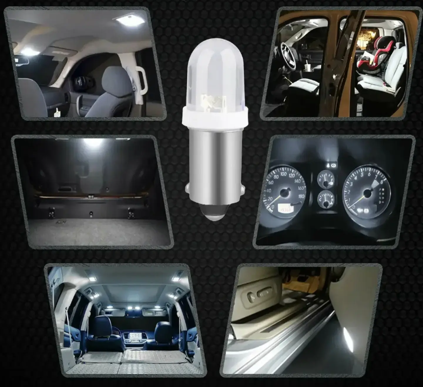 Ampolleta LED tipo Bayoneta 24V ba9s Blanca-pack 2unidades 4
