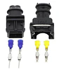 conector eléctrico automotriz impermeable de 2 pines - Miniatura 1