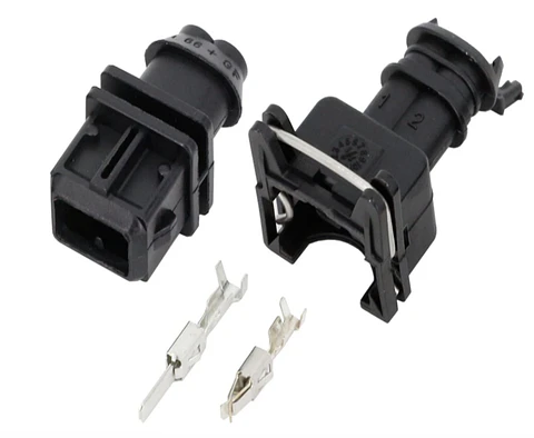 conector eléctrico automotriz impermeable de 2 pines