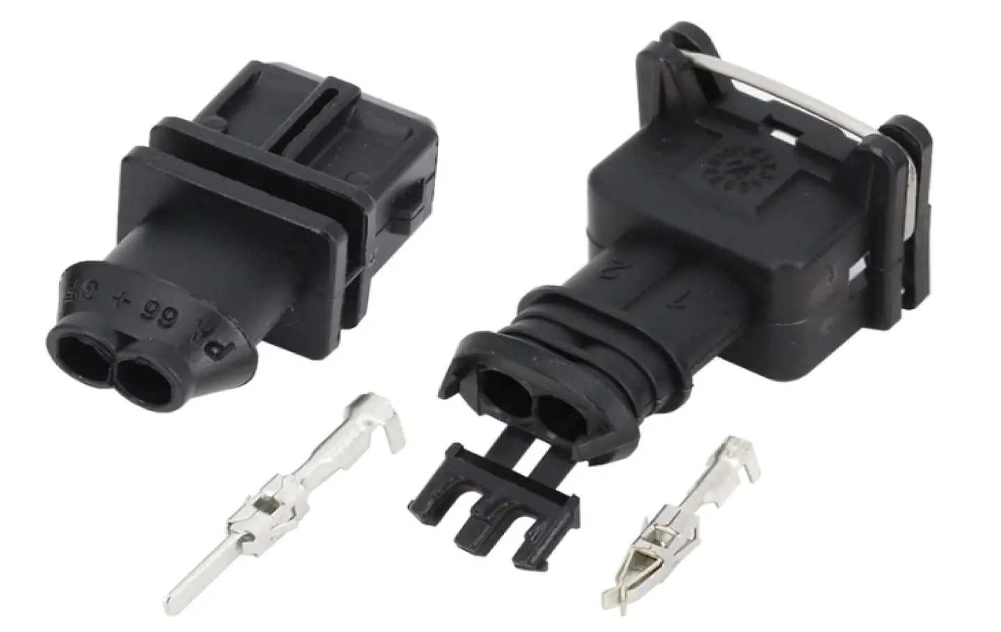 conector eléctrico automotriz impermeable de 2 pines 3