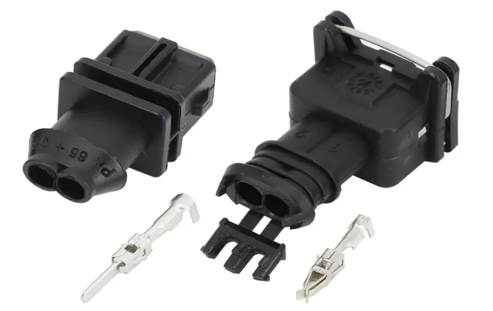 conector eléctrico automotriz impermeable de 2 pines 3