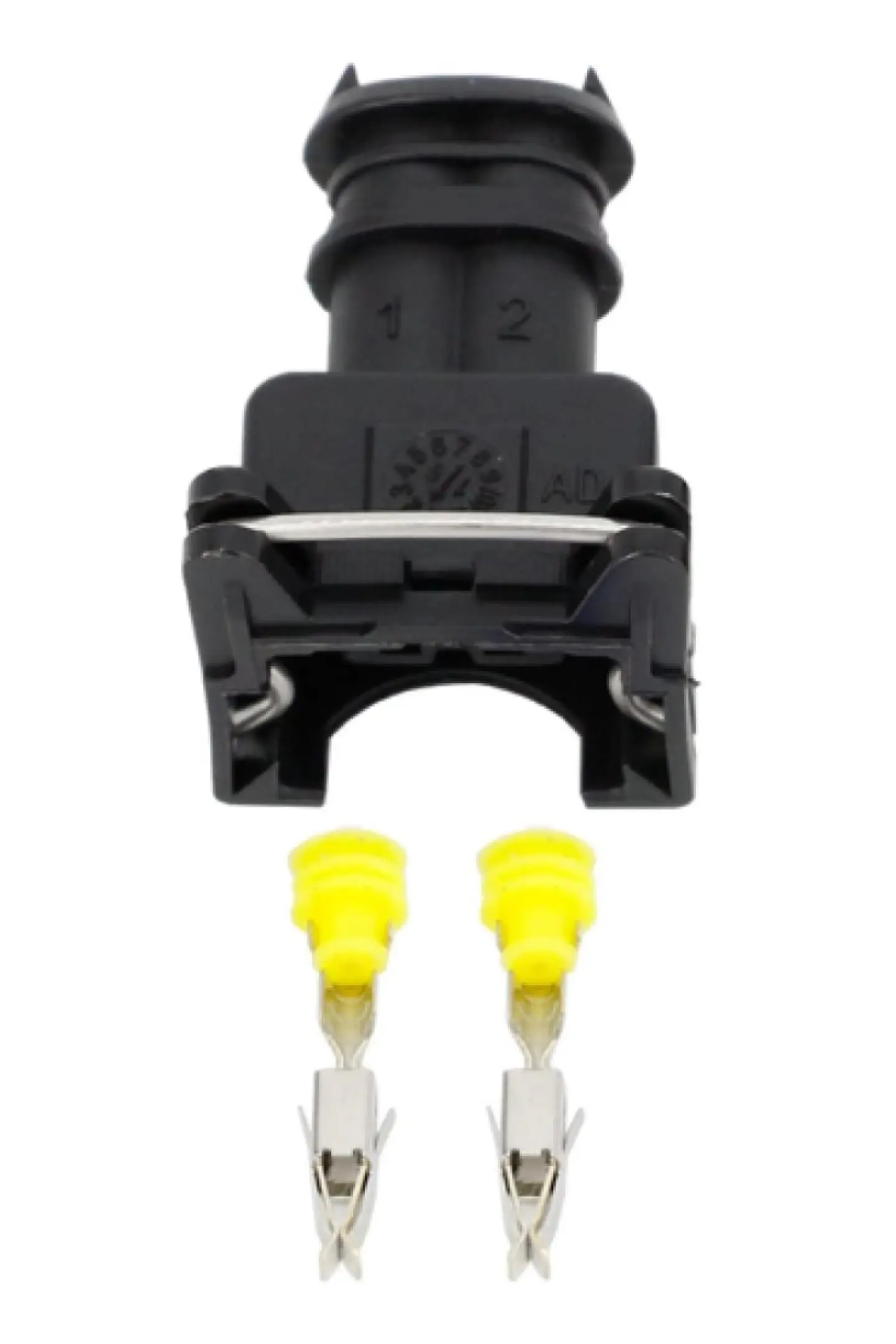 conector eléctrico automotriz impermeable de 2 pines 5