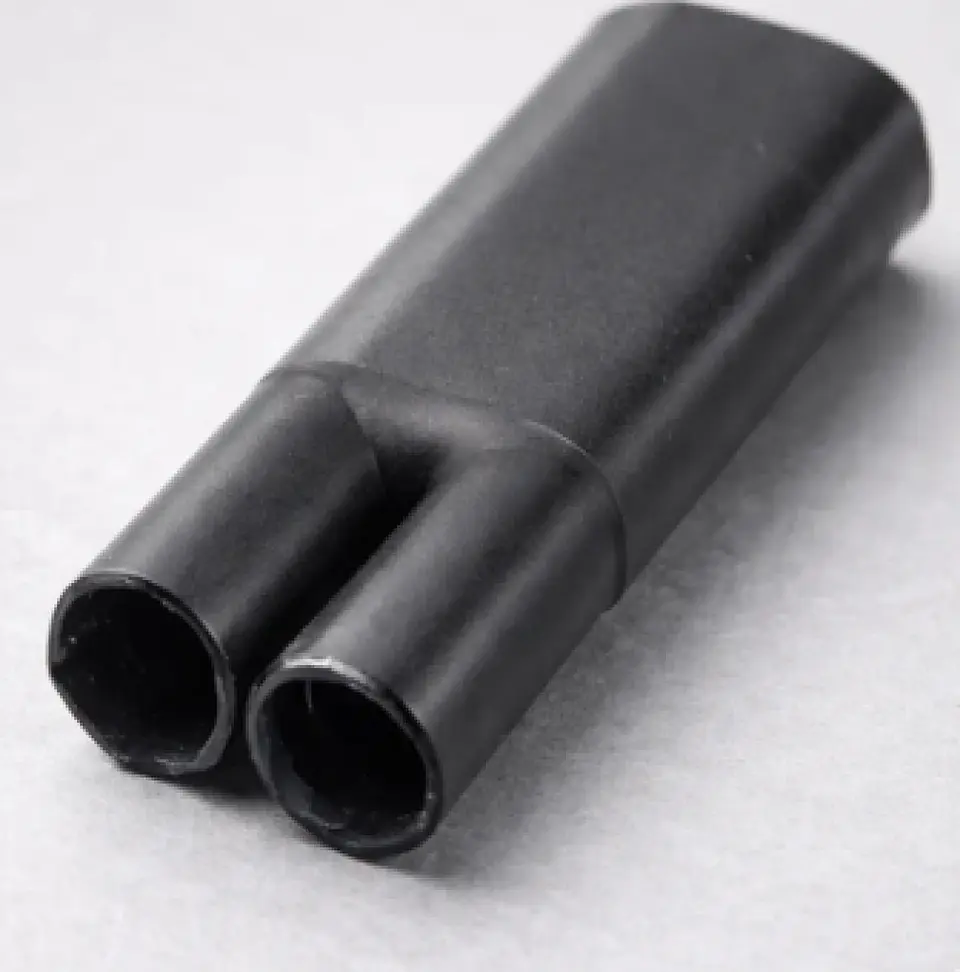Bota/Tubo termo contraíble bifurcado de 2 salidas o núcleos 4