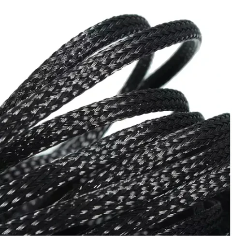Malla Trenzada Para Cable 8mm 10mts Negro