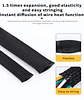 Malla Trenzada Para Cable 8mm 10mts Negro - Miniatura 7