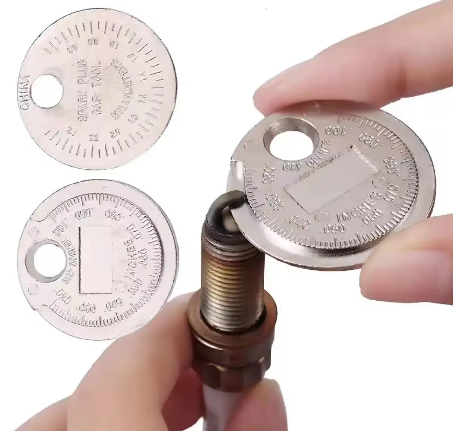 Calibrador/Feeler de Bujias Tipo Moneda 4