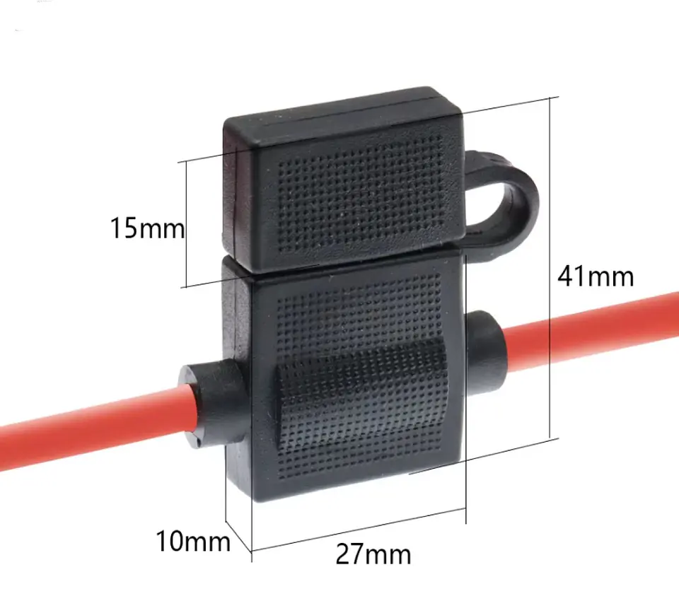 Portafusibles Impermeable Tipo Ato C/tapa Mas Fusible 10a 5