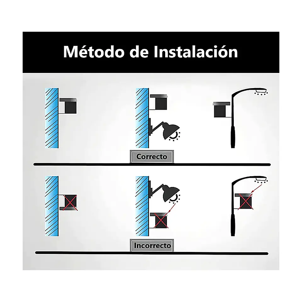 Interruptor Fotocelda Automático AS-20 Sensor Luz Día/Noche Lluvia Pack 2uds 5