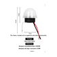 Interruptor Fotocelda Automático AS-20 Sensor Luz Día/Noche Lluvia Pack 2uds - Miniatura 3