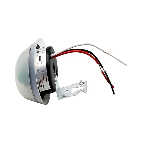 Interruptor Fotocelda Automático AS-20 Sensor Luz Día/Noche Lluvia Pack 2uds